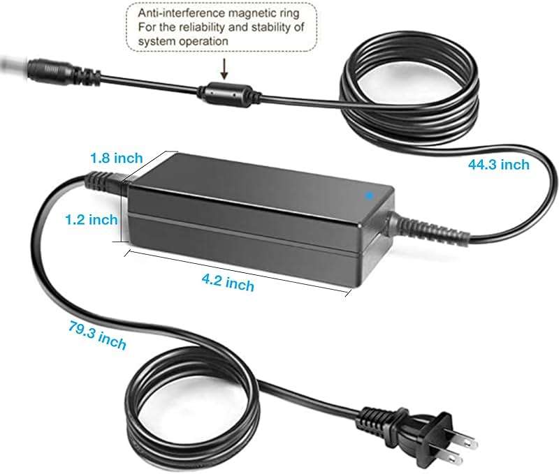 Kircuit 16.8V AC/DC Adapter Compatible with Elicto ES-230 ES230 14.8V 2200mAh 14.8VDC Li-ion Battery 60W Electronic Cordless Spin Electric Spraying Mop Polisher 16.8VDC 1.5A Power Supply Cord Charger - Image 2