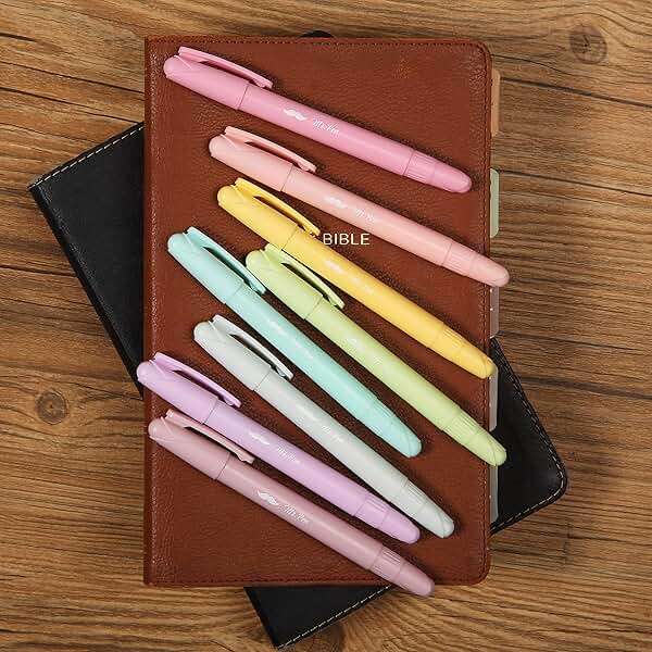 Mr. Pen- No Bleed Gel Highlighters, Assorted Colors, 8 Pack, Bible Highlighters and Pens No Bleed, Bible Markers for Study, Journaling, School Supplies and Accessories - Image 6