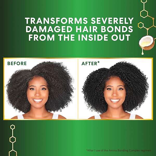 Palmer's Amino Bonding Complex Hair Mask, Intense Conditioning Masque Pack with Coconut Oil & Vitamin E, Heat Protectant, Anti Frizz, Adds Shine, Protects Hair Growth, All Hair Types, 2.1 oz packette - Image 3