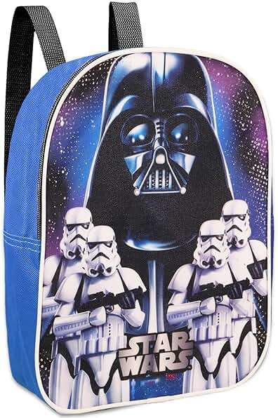 Star Wars Mini Backpack and Lunch Box Set for Kids - Bundle with 11” Darth Vader School Bag, Lunch Bag, Water Bottle, Stickers, More | Darth Vader Backpack and Lunch Box Set - Image 3