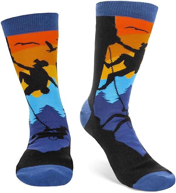 Lavley Outdoors Socks With Fun Sayings - Cool Gifts for Hiking, Camping, and Mountain Lovers - Image 5