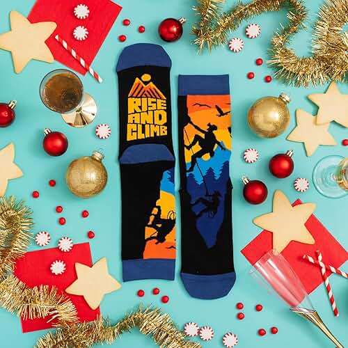 Lavley Outdoors Socks With Fun Sayings - Cool Gifts for Hiking, Camping, and Mountain Lovers - Image 8