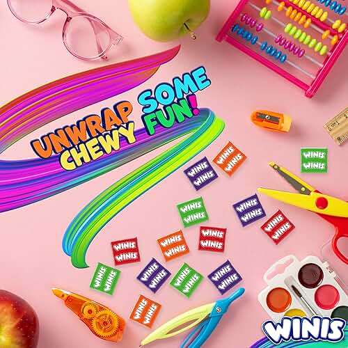 Winis Original Variety Bag Chewy Candy – Taffy Candies 50 individually wrapped pieces - Size 4 Oz | Gifts, Holiday, Parties, Concessions, Pantry, Non-Melting, Party - Image 7