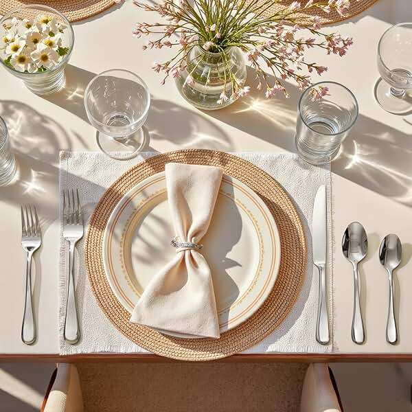 KINGSTONE 30 Pieces Silverware Set for 6, Premium Stainless Steel Flatware Set, Heavy Duty and Modern Design Cutlery Set, Mirror Polished, Dishwasher Safe - Image 5