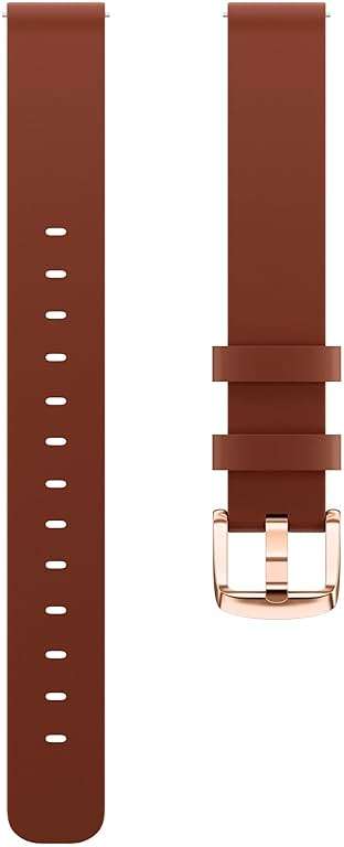 EANWireless Compatible for Garmin Lily2 Band, Milanese Stainless Steel +Leather Wristband Adjustable Replacement Slim Accessory Fit for Garmin Lily2 Smartwatch Women Dressy - Image 5