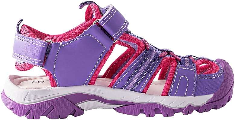 TZJS Girls Boys Sandals Kids Closed Toe Outdoor Hiking Sandal Lightweight Athletic Adjustable Straps Summer Shoes for Toddler/Little Kid - Image 4