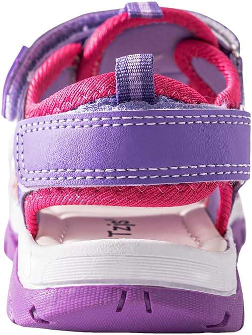 TZJS Girls Boys Sandals Kids Closed Toe Outdoor Hiking Sandal Lightweight Athletic Adjustable Straps Summer Shoes for Toddler/Little Kid - Image 5