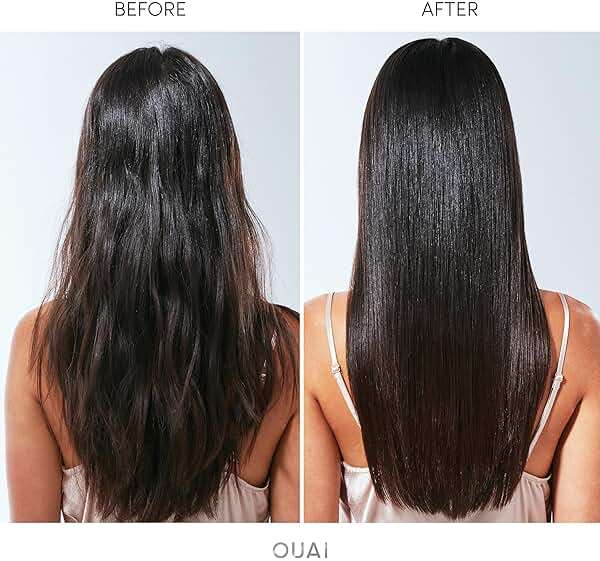 OUAI Hair Gloss - In-Shower Shiny Hair Treatment & Glaze with Frizz Control - Heat Protectant Infused with Hyaluronic Acid, Rice Water & Panthenol - Paraben, Phthalate & Sulfate Free (6 Oz) - Image 3