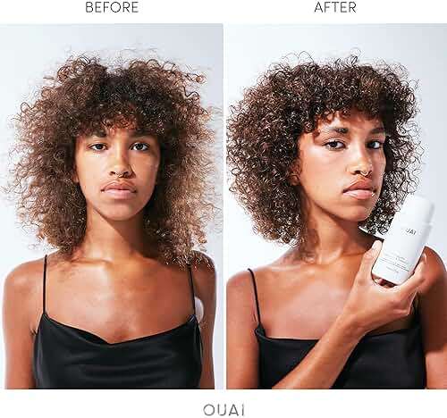OUAI Hair Gloss - In-Shower Shiny Hair Treatment & Glaze with Frizz Control - Heat Protectant Infused with Hyaluronic Acid, Rice Water & Panthenol - Paraben, Phthalate & Sulfate Free (6 Oz) - Image 4