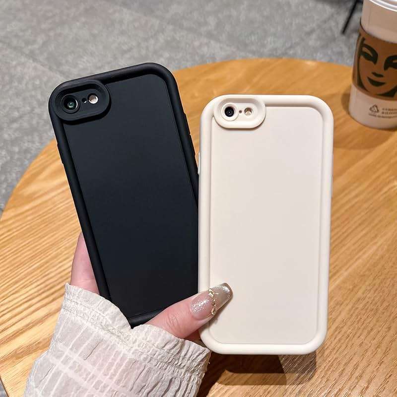 Puxicu Slim Case for iPhone XR, Enhanced Camera Protection, Shockproof Skin-Friendly Touch Soft Case Cover for iPhone XR Phone 6.1 inch, Black - Image 2