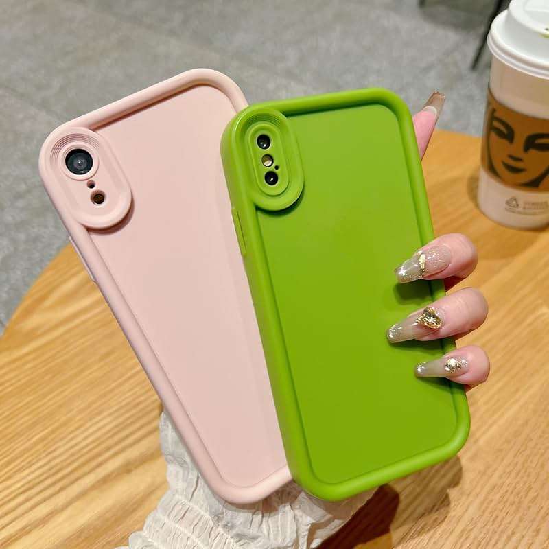 Puxicu Slim Case for iPhone XR, Enhanced Camera Protection, Shockproof Skin-Friendly Touch Soft Case Cover for iPhone XR Phone 6.1 inch, Black - Image 3