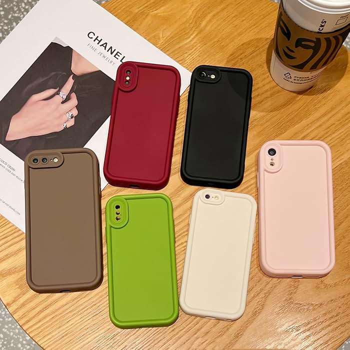 Puxicu Slim Case for iPhone XR, Enhanced Camera Protection, Shockproof Skin-Friendly Touch Soft Case Cover for iPhone XR Phone 6.1 inch, Black - Image 7