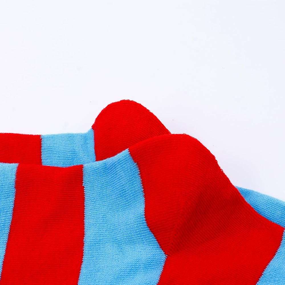 LUZTACT Long Striped Socks Over Knee Thigh High Stockings for Women Girls Cosplay Costumes Party Accessories - Image 2