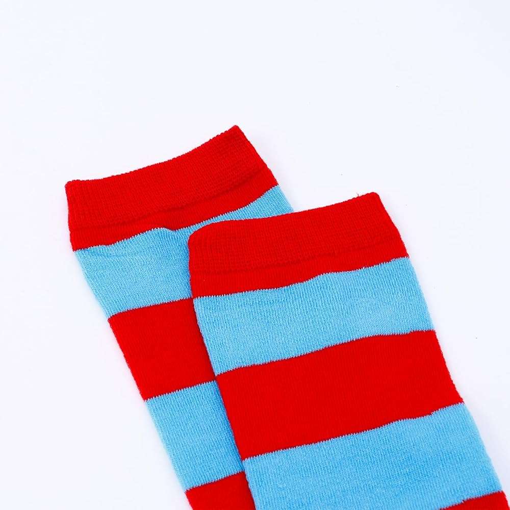 LUZTACT Long Striped Socks Over Knee Thigh High Stockings for Women Girls Cosplay Costumes Party Accessories - Image 5