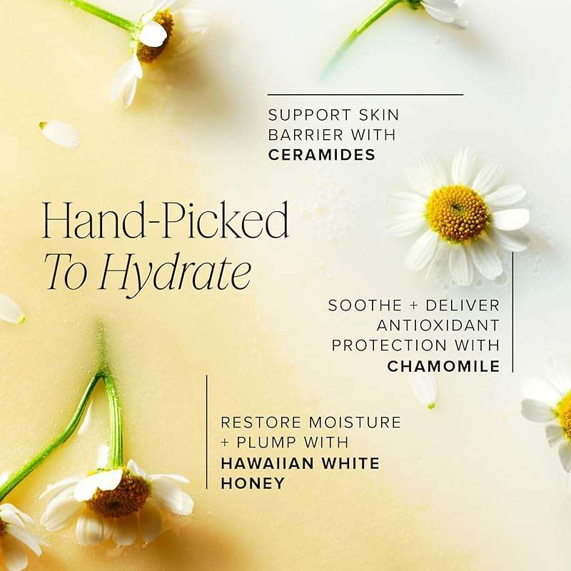 Farmacy Honey Milk Face Essence - Hydrating Milky Toner with Honey, Ceramides, Chamomile + Aloe - Helps Strengthen Skin Barrier + Replenish Moisture - Soothing + Calming Skincare (120ml) - Image 6