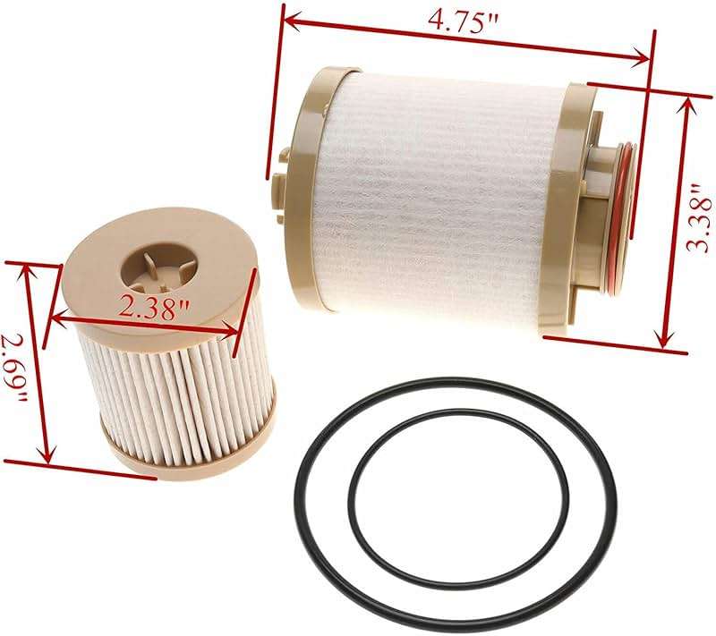 03-07 Ford FD-4616 Motorcraft 6.0L Powerstroke Diesel Oil Fuel Filter - Image 2