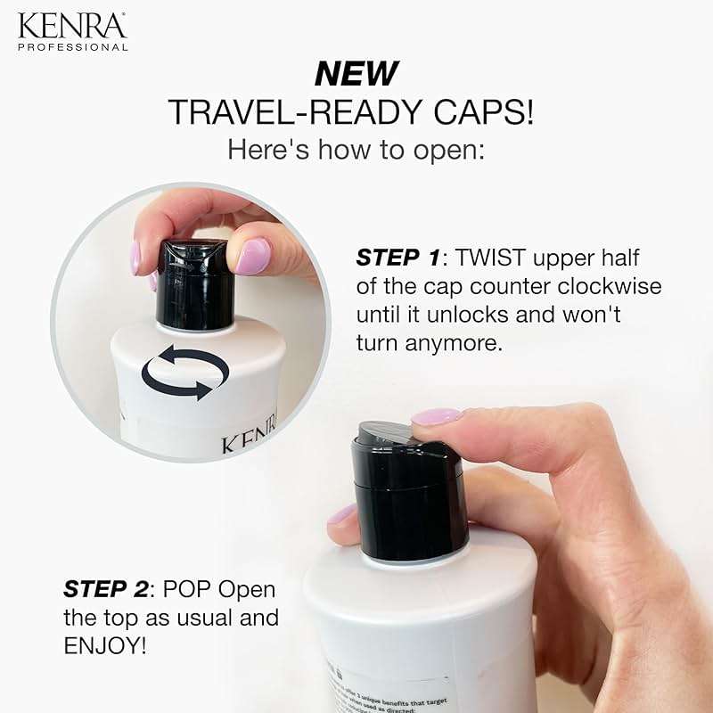 Kenra Moisture Shampoo | Boost Hydration | Improve Manageability and Shine | Nourish Dry Hair | Color Safe | Efforless Detangling | Normal to Dry Hair - Image 5