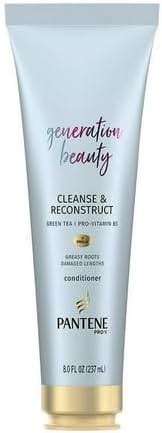 Pantene Pro-V Generation Beauty Cleanse & Reconstruct Conditioner for Greasy Roots & Damaged Lengths, 8.0 Fl. Oz., White - Image 1