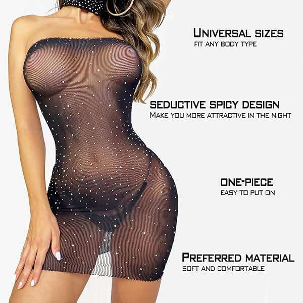 Famstar Sexy Lingerie for Women Naughty Fishnet Lingerie Set Bodysuit Outfits Teddy Babydoll Erotic Mesh Women’s Outfits - Image 3