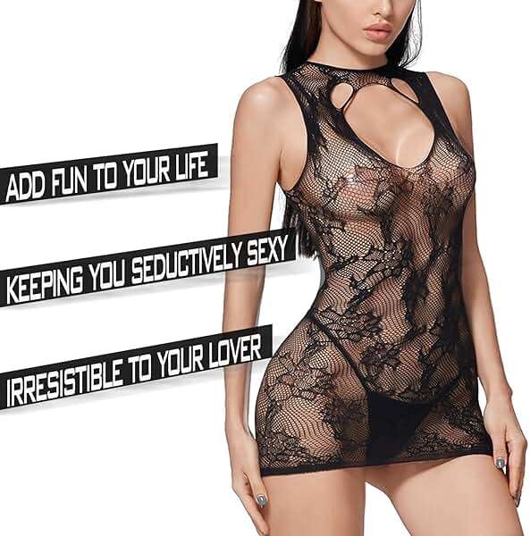 Famstar Sexy Lingerie for Women Naughty Fishnet Lingerie Set Bodysuit Outfits Teddy Babydoll Erotic Mesh Women’s Outfits - Image 4