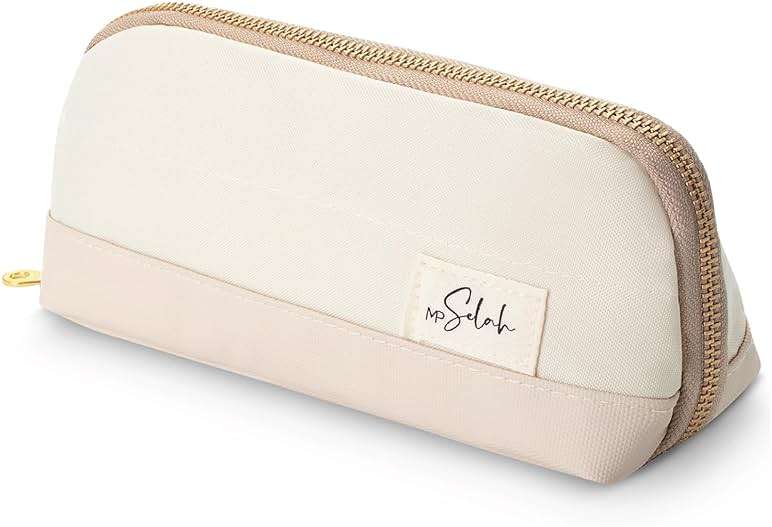 Mr. Pen- Wide-Opening Pencil Case, Triangle Design, Compact & Spacious Pencil Cases with 5 Mesh Pockets, Bag Pouch, Box Organizer for Students, School Supplies, Aesthetic Supply - Image 1