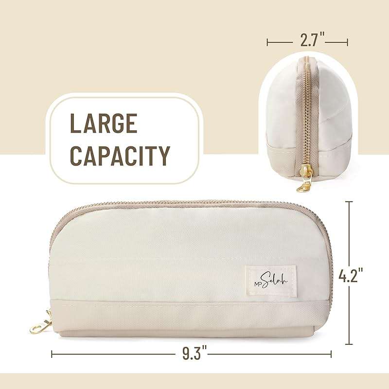 Mr. Pen- Wide-Opening Pencil Case, Triangle Design, Compact & Spacious Pencil Cases with 5 Mesh Pockets, Bag Pouch, Box Organizer for Students, School Supplies, Aesthetic Supply - Image 3