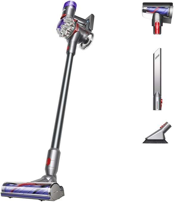 Dyson V8 Plus Cordless Vacuum, Cleans Hard Floors and Carpets, Detangles, Converts to Handheld, 115AW, 2 Power Modes, Up to 40 Minutes¹ - Image 1