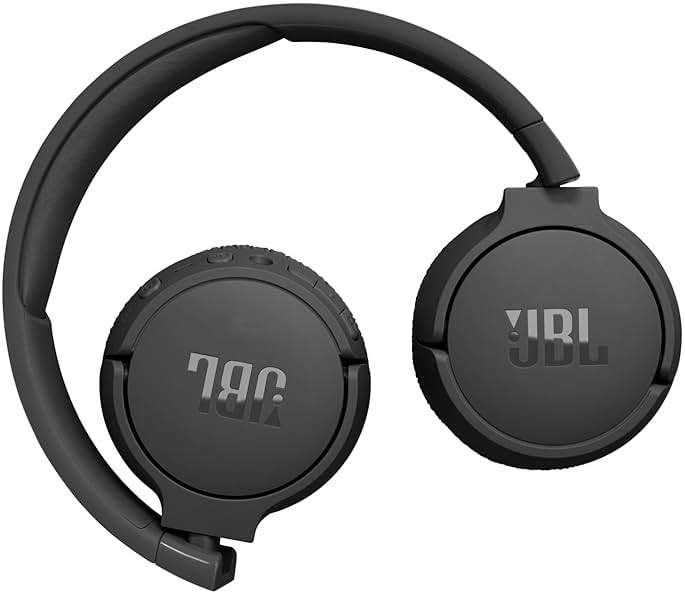 JBL Tune 670NC - Adaptive Noise Cancelling with Smart Ambient Wireless On-Ear Headphones, Up to 70H Battery Life with Speed Charge, Lightweight, Comfortable and Foldable Design (Black) - Image 7