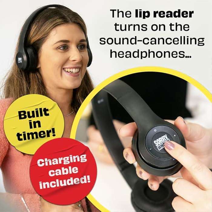 Lucky Egg Sorry What - Award Winning Lip Reading Friends Party Game Based On The Headphone Challenge TikTok Trend - 2+ Players 40,000 Funny Word Phrase Combinations Card Game for Friends - Image 4