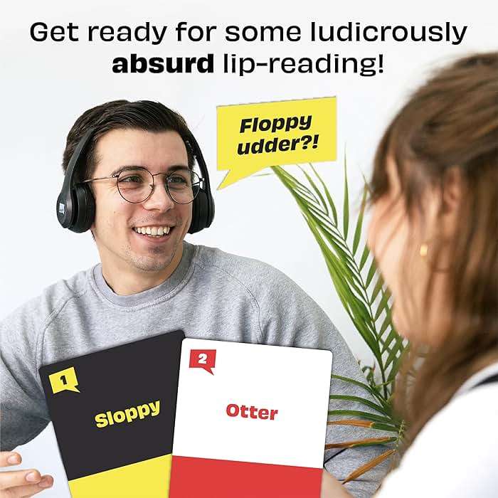 Lucky Egg Sorry What - Award Winning Lip Reading Friends Party Game Based On The Headphone Challenge TikTok Trend - 2+ Players 40,000 Funny Word Phrase Combinations Card Game for Friends - Image 6