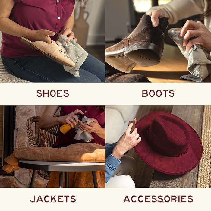 Leather Honey Suede Cleaner: Non-Toxic Suede & Nubuck Care, Made in the USA Since 1968. Clean and Restore Suede & Nubuck Shoes, Boots, Jackets, Uggs, Bags, Purses and More. Safe for Any Color & White - Image 3