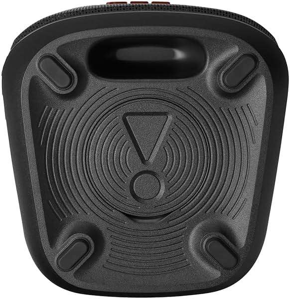 JBL PartyBox Club 120 - Portable Party Speaker with Foldable Handle, Powerful JBL Pro Sound, Futuristic lightshow, Up to 12 Hours of Play time, Splash Proof, Dual Mic & Guitar Inputs (Black) - Image 11