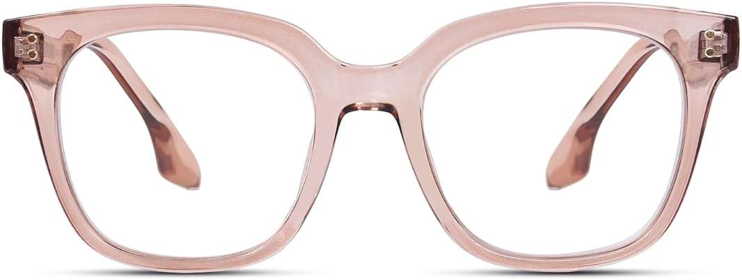 Avaeye Oversized Reading Glasses for Women Men Large Square Frame Readers Trendy Eyeglasses with Spring Hinges - Image 1