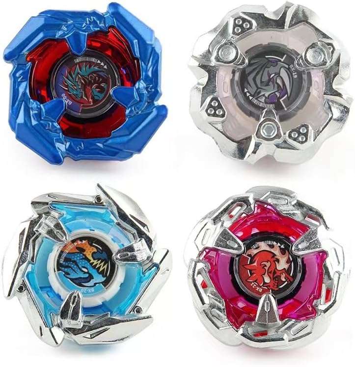 MUSTYBELT Battling Top Burst Gyro Toy Set Toy Gift for Children Boys Ages 6 8 10 12+ Combat Battling Game 12 Burst Spinning Tops 2 Two Way Launchers Grip Starter (BOZE-BX12) - Image 6