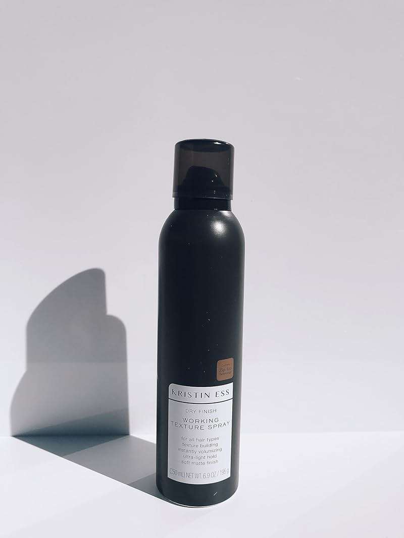 Kristin Ess Hair Spray for Volume, Texture & Style - Blow Dry Mist with Heat Protectant, Anti-Humidity Frizz Control & Shine Enhancing - Image 4