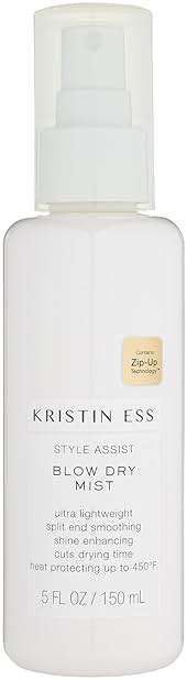 Kristin Ess Hair Spray for Volume, Texture & Style - Blow Dry Mist with Heat Protectant, Anti-Humidity Frizz Control & Shine Enhancing - Image 5