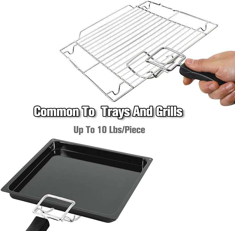 Dimber Tray Extractor for Air Fryer - Grills Extractor for Kitchen Oven - Each Holds Up to 10 lbs - Oven Rack Puller - Air Fryer Accessories - Tray/Grill Push, Pull and Lift Tools (1-Pack) - Image 4