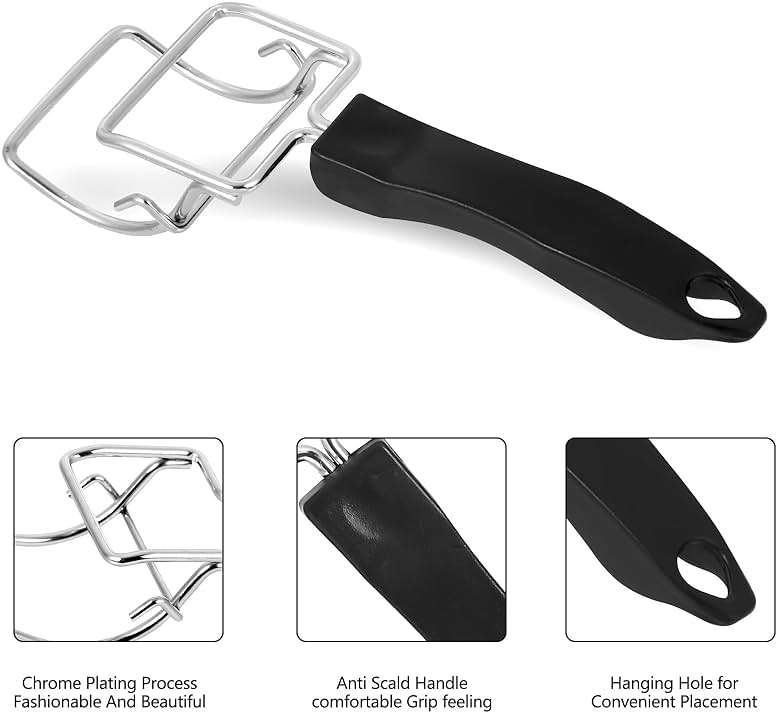 Dimber Tray Extractor for Air Fryer - Grills Extractor for Kitchen Oven - Each Holds Up to 10 lbs - Oven Rack Puller - Air Fryer Accessories - Tray/Grill Push, Pull and Lift Tools (1-Pack) - Image 5