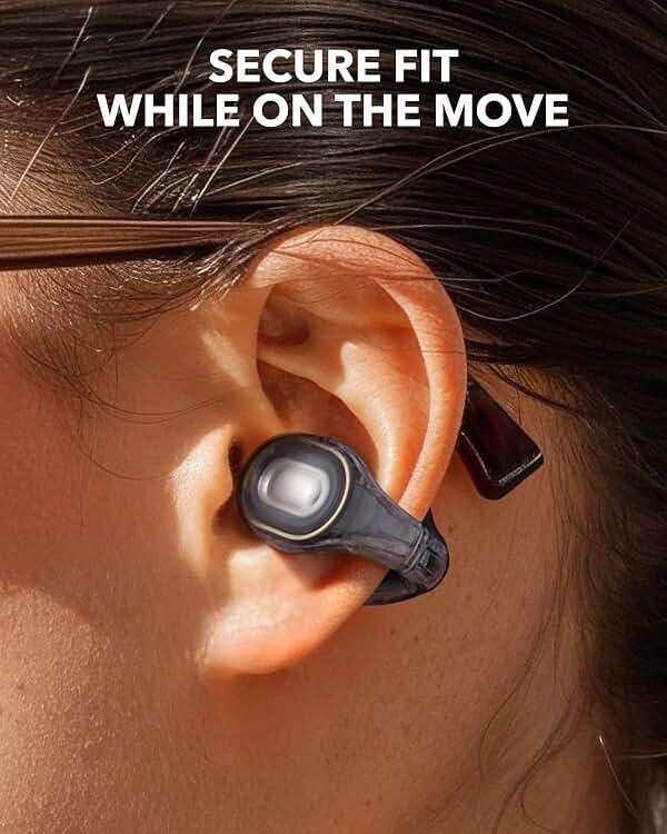 Soundcore C30i by Anker, Open-Ear Earbuds, Clip-On Headphones, Lightweight Comfort, Stable Fit, Firm-Shell Design, Attachable Ear Grips, Big Drivers for Clear Audio, 30H Play, IPX4 Water-Resistant - Image 4