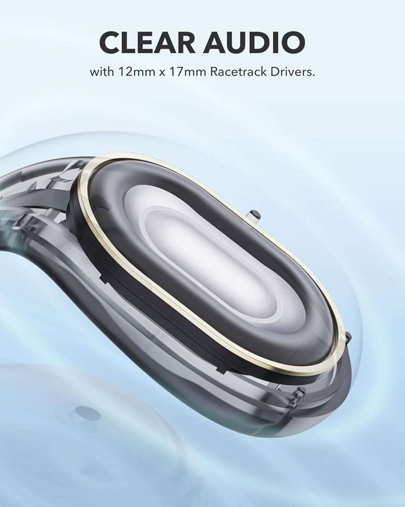 Soundcore C30i by Anker, Open-Ear Earbuds, Clip-On Headphones, Lightweight Comfort, Stable Fit, Firm-Shell Design, Attachable Ear Grips, Big Drivers for Clear Audio, 30H Play, IPX4 Water-Resistant - Image 5