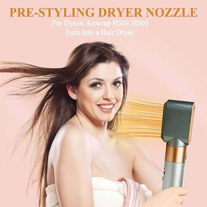 YTCHYYSK Pre-Styling Dryer Attachment Nozzle Replacement for Dyson Airwrap HS01 HS05 HS08 Accessories Part 969759-01 - Image 3
