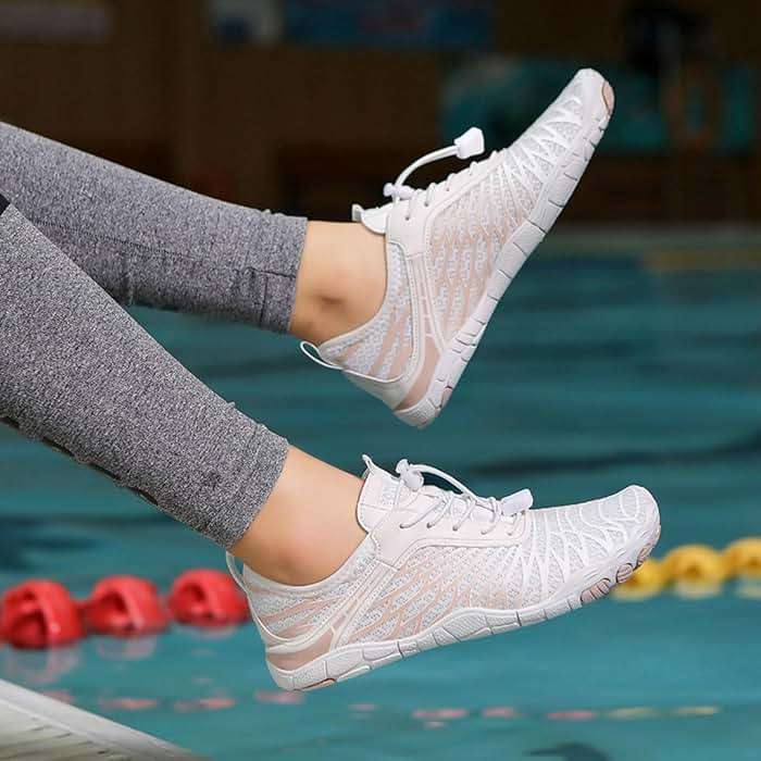 Hike Barefoot Shoes for Women Men with Wide Toe Box, Healthy & Non-Slip Breathable Barefoot Water Shoes Beach Pool Aqua Swim Surf Hiking Walking Shoes - Image 2