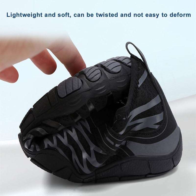 Hike Barefoot Shoes for Women Men with Wide Toe Box, Healthy & Non-Slip Breathable Barefoot Water Shoes Beach Pool Aqua Swim Surf Hiking Walking Shoes - Image 5