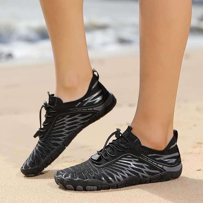 Hike Barefoot Shoes for Women Men with Wide Toe Box, Healthy & Non-Slip Breathable Barefoot Water Shoes Beach Pool Aqua Swim Surf Hiking Walking Shoes - Image 6