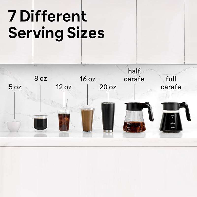Braun MultiServe Plus 10-Cup Drip Coffee Maker - Hot & Cold Multi-Serve Brewer with Timer and Auto Start, Hot Water Dispenser, Over Ice Function, Stainless Steel & Pod-Free Design, KF9370SI - Image 4