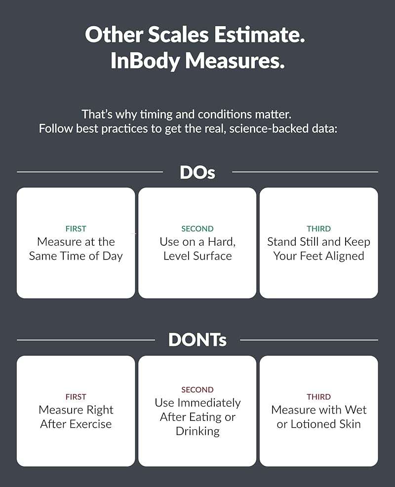 InBody Dial H30 Smart Scale Digital Weight and Body Fat - Fitness Tracker for Men and Women, Exercise Equipment, Body Fat Scale - Fitness Equipment Travel Scale - Image 7
