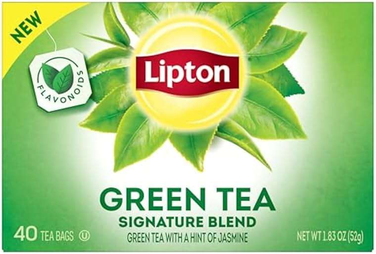 Lipton Signature Blend Green Tea with Jasmine 240-Count Tea Bags Hot or Iced Caffeinated Unsweetened Flavonoids Bioactives 40ct (6-Pack) for Tea Lovers Gift Set Specialty Tea - Image 11