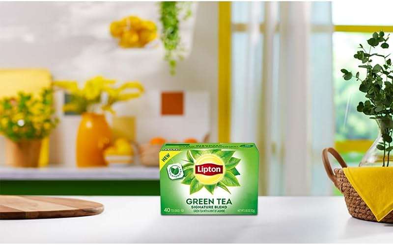 Lipton Signature Blend Green Tea with Jasmine 240-Count Tea Bags Hot or Iced Caffeinated Unsweetened Flavonoids Bioactives 40ct (6-Pack) for Tea Lovers Gift Set Specialty Tea - Image 13