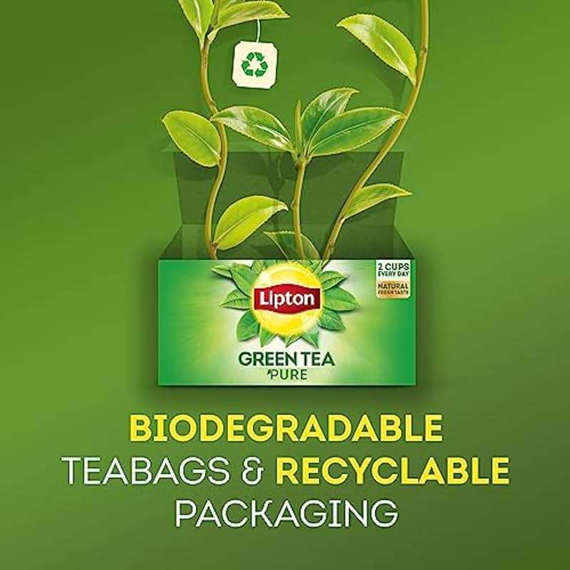 Lipton Peach Green Tea 6-Pack Flavored Tea Bags with Caffeine and Flavonoids, 120 Count Unsweetened Hot or Iced Tea Bags for Tea Lovers, Rainforest Alliance Certified - Image 9