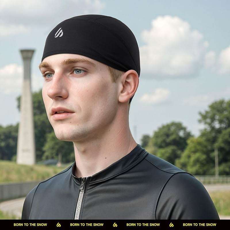 3 Pieces Skull Cap for Men Women Cooling Hat Welding Cycling Bike Head Wrap Hard Hat Durags-Fits Under Helmets - Image 3